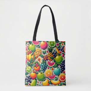 Fruitful Harmony: A Symphony of Nature's Bounty Tote Bag