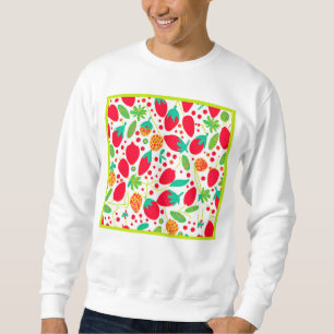 Fruitful Palette Vivid Pattern Sweatshirt