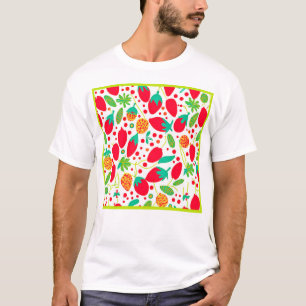 Fruitful Palette Vivid Pattern T-Shirt