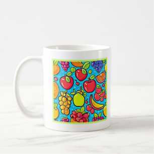 Fruitful Pattern Design Coffee Mug