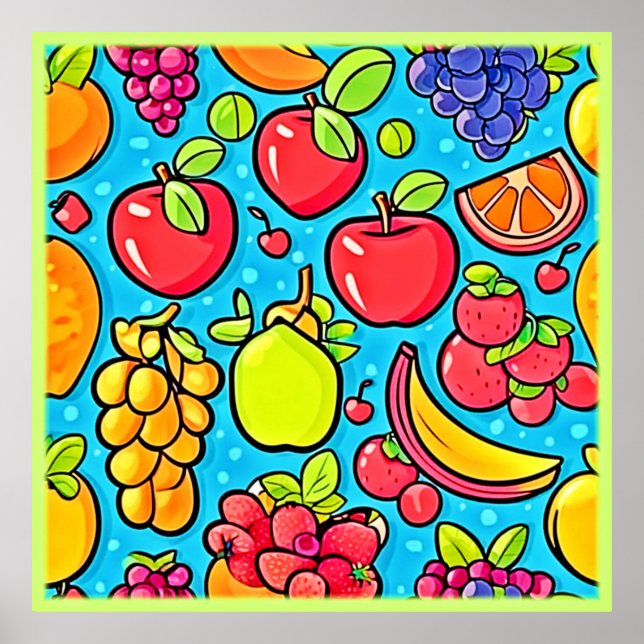 Fruitful Pattern Design Poster (Front)