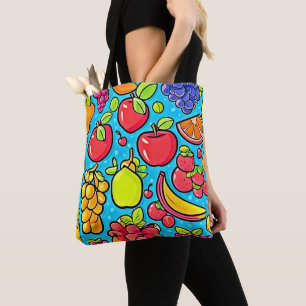 Fruitful Pattern Design Tote Bag