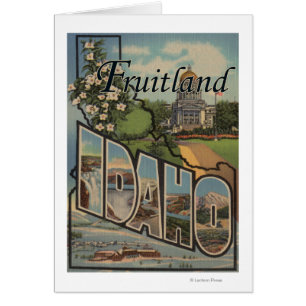 Fruitland, Idaho - Large Letter Scenes