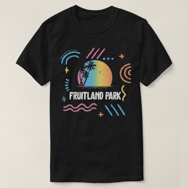 Fruitland Park Surfing Vacation Family Matching tr T-Shirt (Design Front)