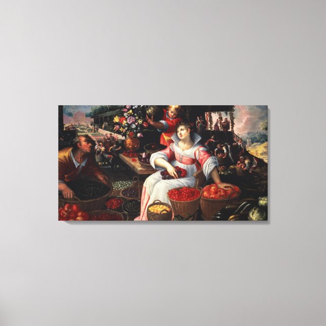 Fruitmarket , 1590 canvas print (Front)