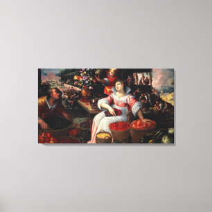 Fruitmarket , 1590 canvas print