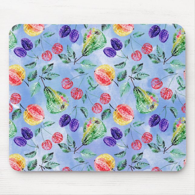 Fruits and berries. mouse mat (Front)