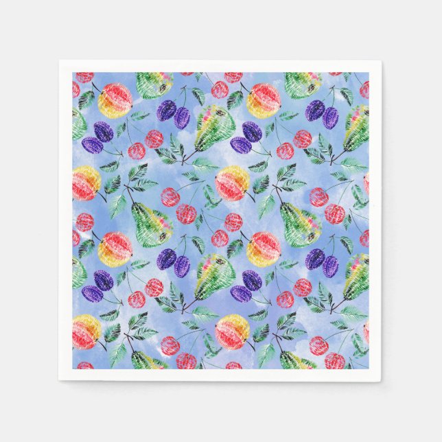 Fruits and berries. napkin (Front)