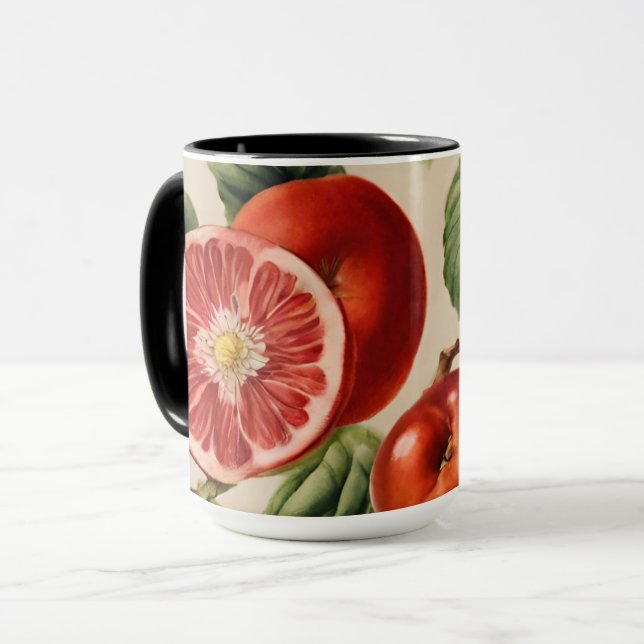 Fruits and Flowers from Luxury Italian Garden Mug (Front Left)
