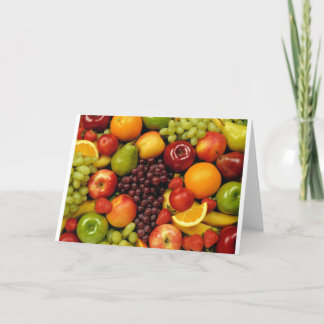 fruits and fruits card