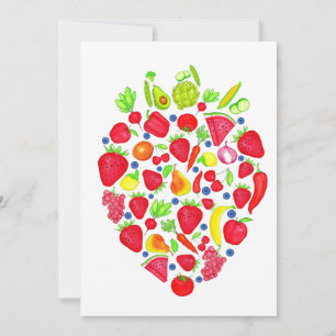 Fruits and Vegetables  Invitation