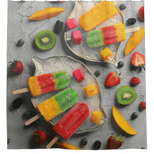 Fruits And Vegetables Shower Curtain