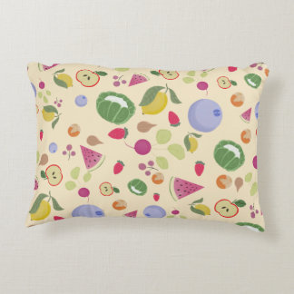 fruits and veggies decorative cushion
