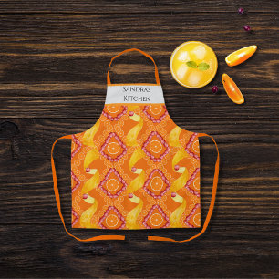 Fruits and Zest Orange Personalized Apron