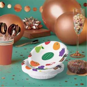 Fruits Art Paper Plate