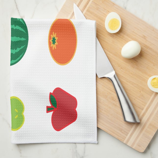 Fruits Art Tea Towel (Quarter Fold)