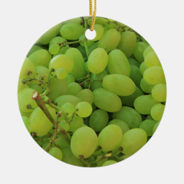 Fruits at a Provencal market Christmas ornament (Front)