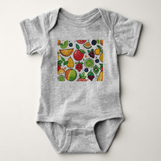 fruits baby clothes bodysuit