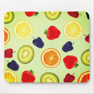 Fruits, Background, Pattern Mouse Mat