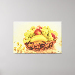 "Fruits Basket" Cute Photo. Buy Now Canvas Print