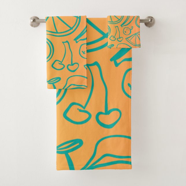 Fruits Bath Towel Set (Insitu)