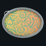 Fruits Belt Buckle<br><div class="desc">banana,  apple,  orange,  cherry,  watermelon</div>