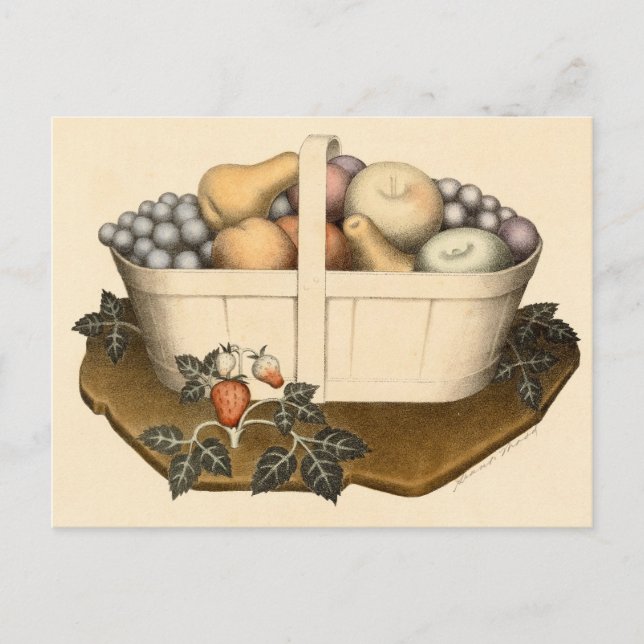 Fruits by Grant Wood Postcard (Front)
