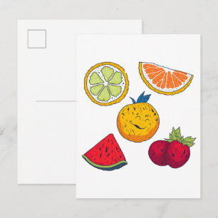 Fruits by Nico  Postcard