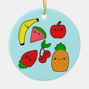 Fruits Ceramic Tree Decoration