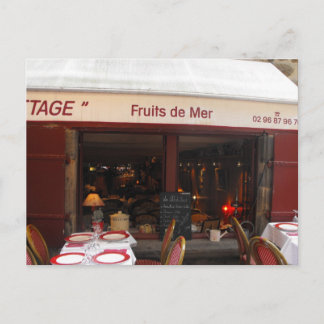Fruits de Mer seafood restaurant France Postcard