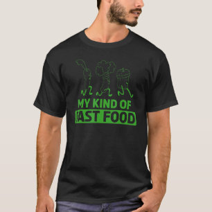 Fruits Funny My Kind Of Fast Food Vegan T-Shirt