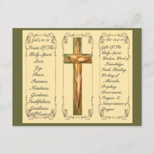 Fruits & Gifts Of The Holy Spirit Post Card