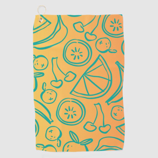 Fruits Golf Towel (Front)