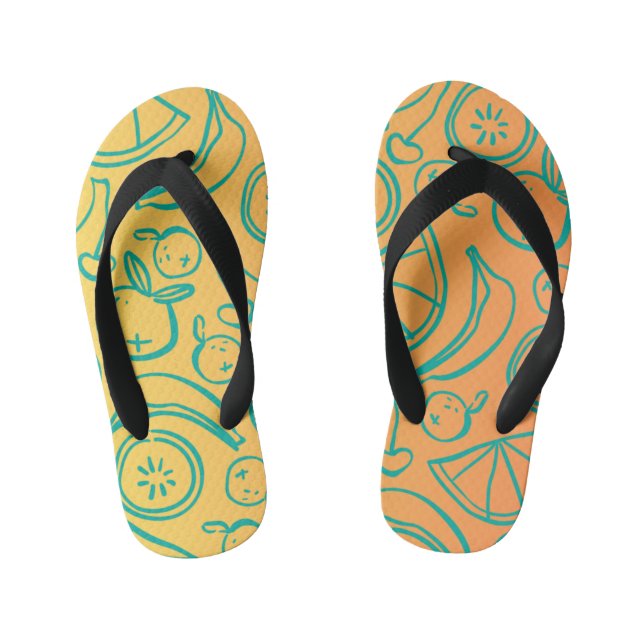Fruits Kid's Flip Flops (Footbed)