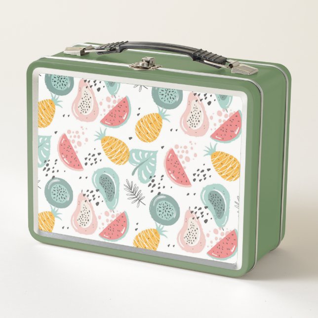 Fruits  metal lunch box (Front)
