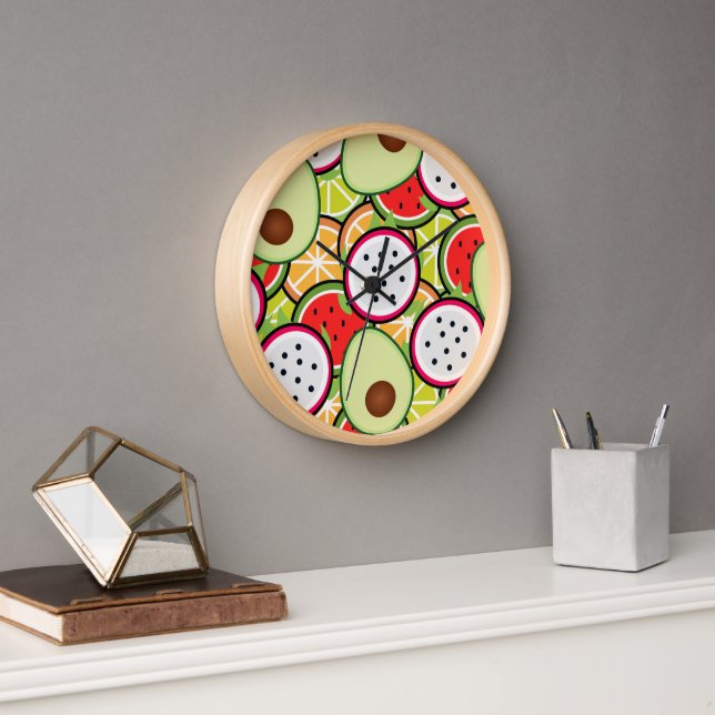 Fruits Mix Clock (Office)
