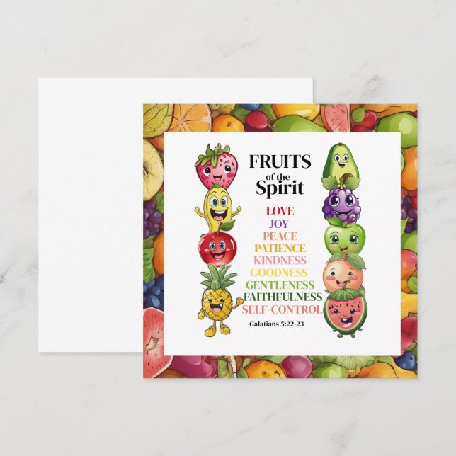 Fruits of The Spirit (Front/Back)