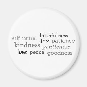 Fruits of the Spirit, Galatians 5:22-23 Magnet