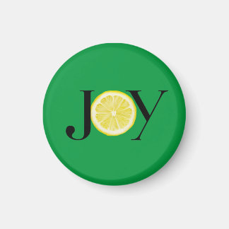 Fruits of the Spirit Lemon Slice "Joy" Green Magne Magnet