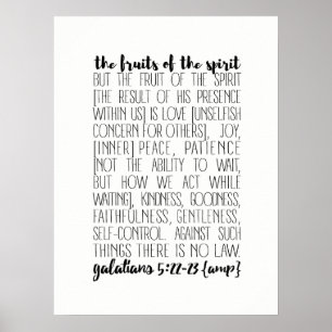 Fruits of the Spirit Poster