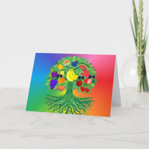 Fruits Of The Spirit Tree Greeting Card