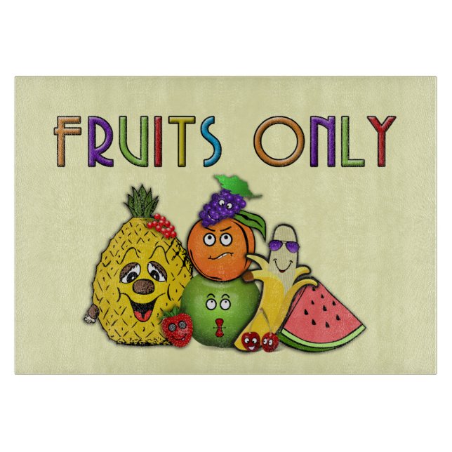 fruits only cutting board (Front)