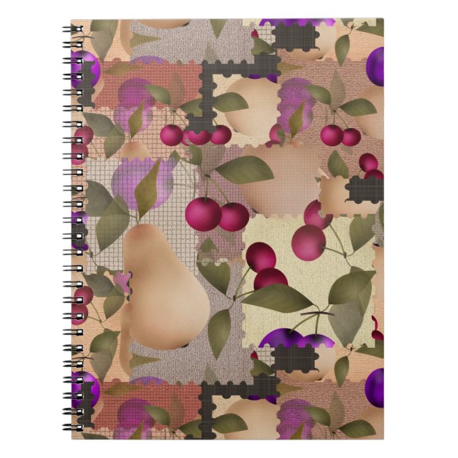 Fruits, patchwork notebook (Front)
