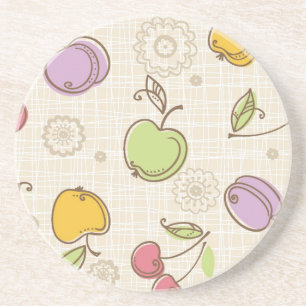 Fruits Pattern Coaster