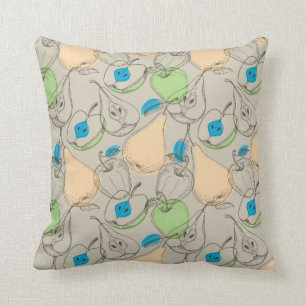 Fruits pattern cushion