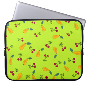 Fruits pattern laptop sleeve