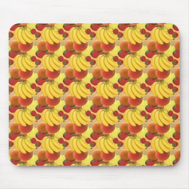 Fruits Pattern Mouse Mat (Front)