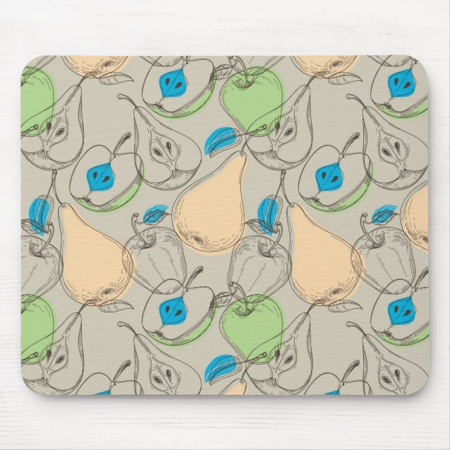 Fruits pattern mouse mat (Front)