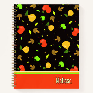Fruits pattern notebook