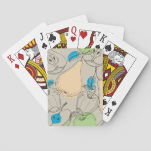 Fruits pattern playing cards